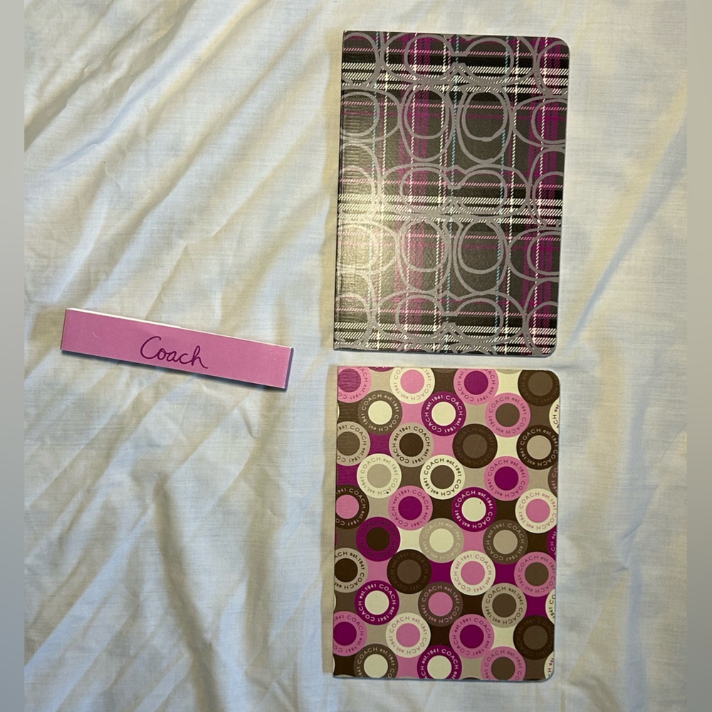 Vintage Coach Notebooks - Two Notebooks, Never User